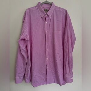 BILLS KHAKIS Sport Shirtings - Men's Gingham Shirt - Size 2XL Classic Fit - Pink